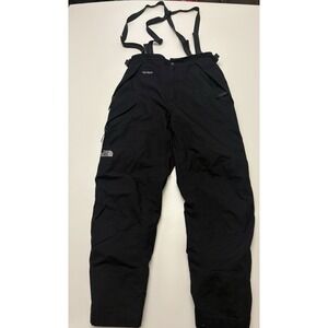 The North Face Snow Pants Men's Black HyVent Suspender Bib Waterproof SZ XL
